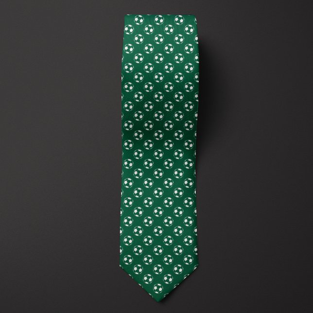 Green Inverted Soccer Futbol Neck Tie (Creator Uploaded)