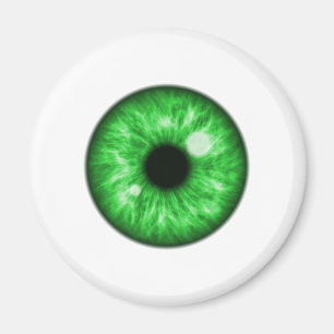 Green Iris Eyeball Funny Eye Decor Magnet