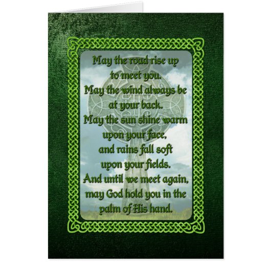 Green Irish Blessing (Front)