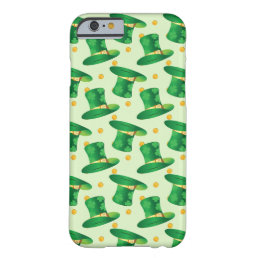 Green Irish Hat pattern , st patrick&#39;s day design Barely There iPhone 6 Case