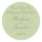 Green Irish Knot Custom Wedding Favor Labels