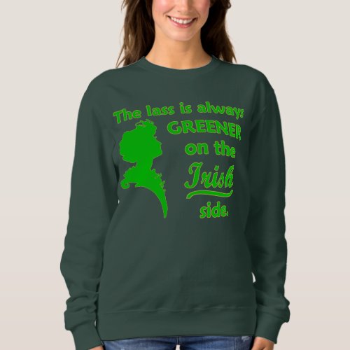 Green Irish Lass Sweatshirt