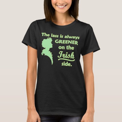 Green Irish Lass T_Shirt