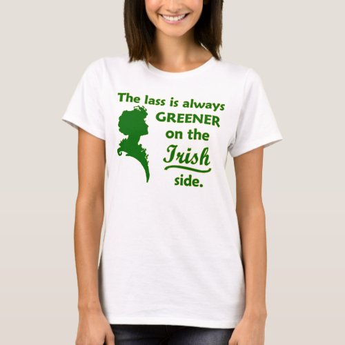 Green Irish Lass T_Shirt