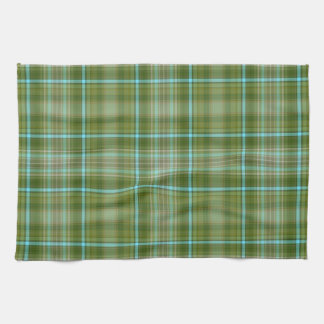 Green Irish Plaid Kitchen Towel