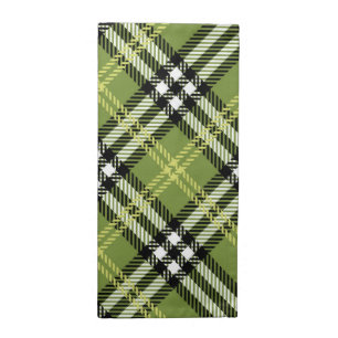 Green Irish Plaid Pattern Cloth Napkin