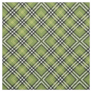 Green Irish Plaid Pattern Fabric