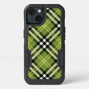 Green Irish Plaid Pattern iPhone 13 Case