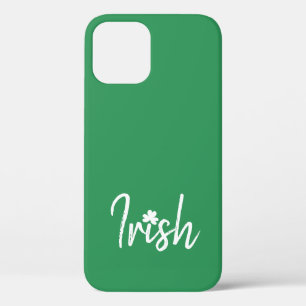 Green Irish Shamrock St Patricks Day             iPhone 12 Pro Case