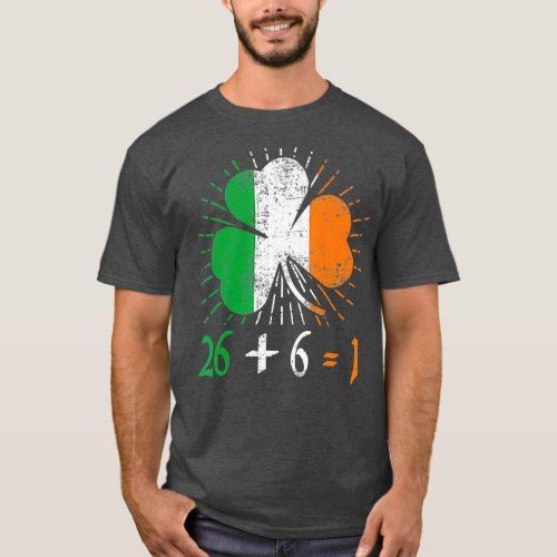 Green Irish Unity 26  6  1 St Patricks Day Lucky T_Shirt