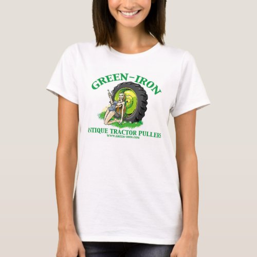 Green Iron Antique Tractor Pullers T_Shirt