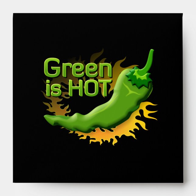 Green is HOT Envelope (Front)