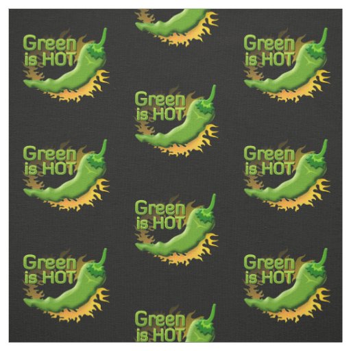 Green is HOT Fabric