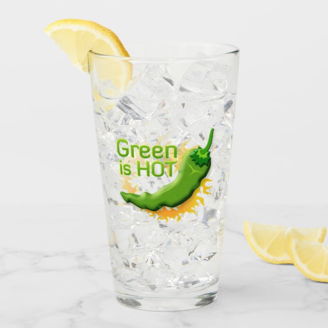 Green is HOT Glass (Front Ice)