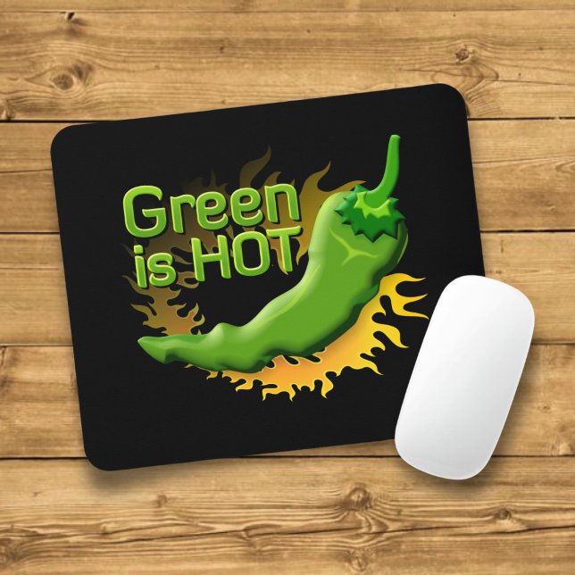 Green is HOT Mouse Pad (Creator Uploaded)