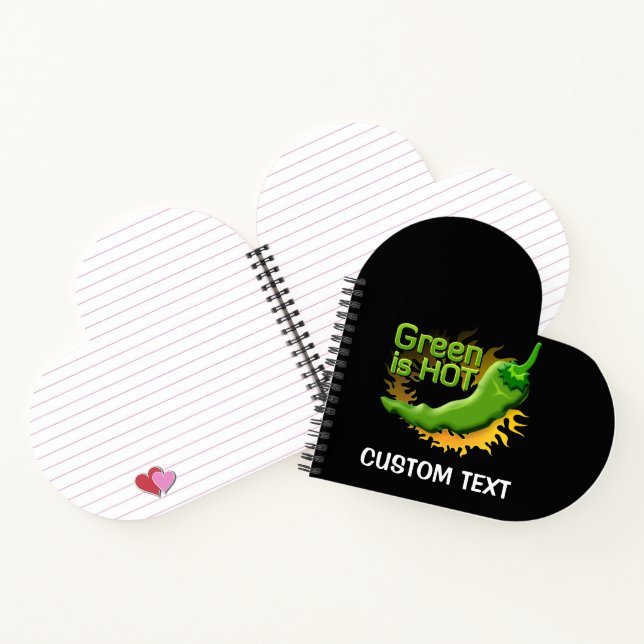 Green is HOT Notebook (Inside)
