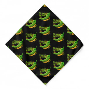 Green is HOT Pattern Bandana