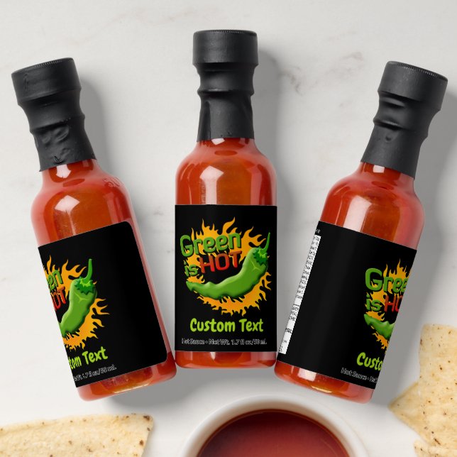 Green is HOT Sauces (Laydown)