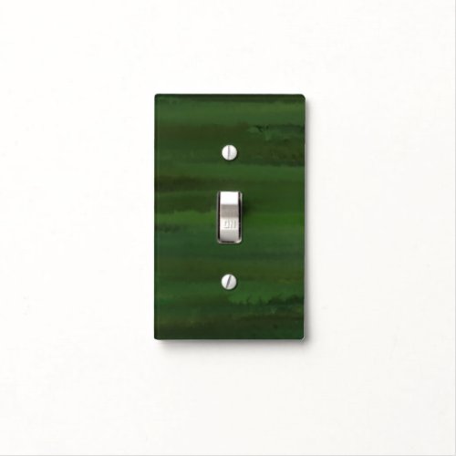 Green Is My Favorite Color Light Switch Cover