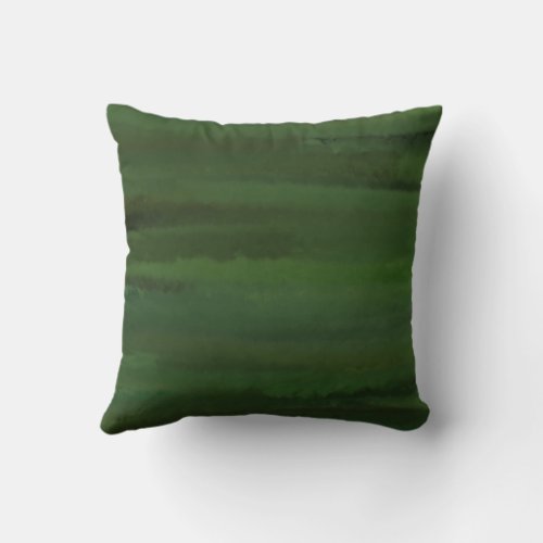 Green Is My Favorite Color Throw Pillow