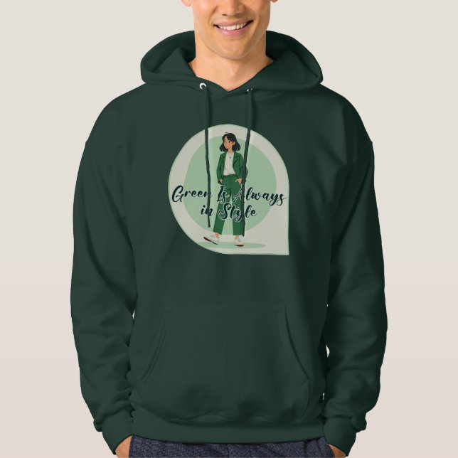 Green Is My Vibe Shirt – St Patrick’s Day Moleton (Front)