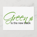 Green is the New Black Postcard
