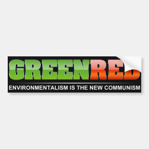 Green Is The New Red Bumper Sticker