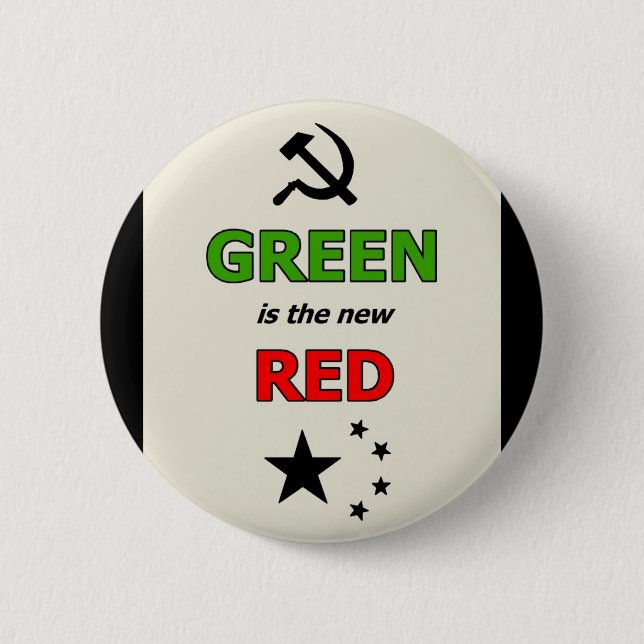 Green is the new Red pin (Front)