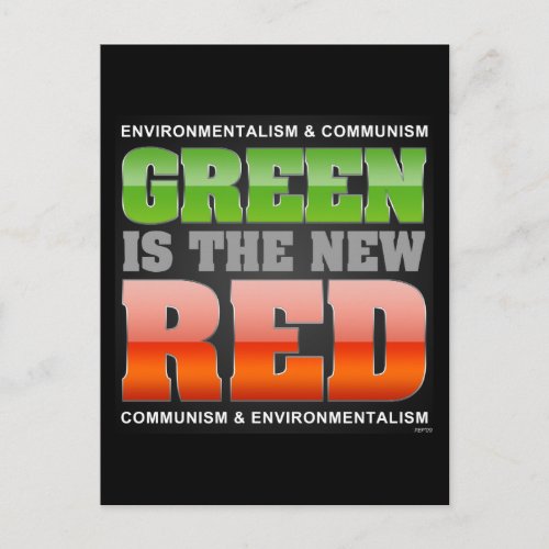 Green Is The New Red Postcard