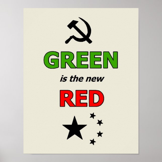 Green is the new Red poster (Front)