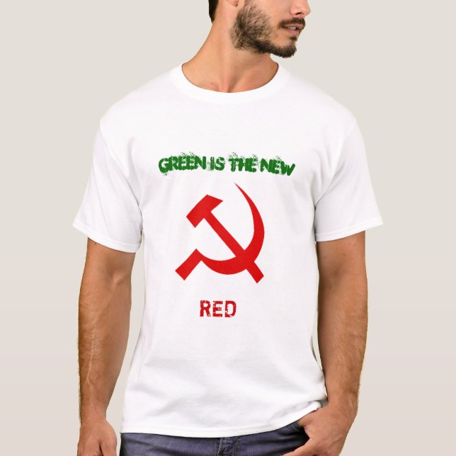 Green is the New RED T-Shirt (Front)