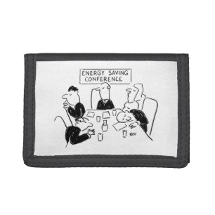 Green Issues - Energy Saving Conference Tri-fold Wallet