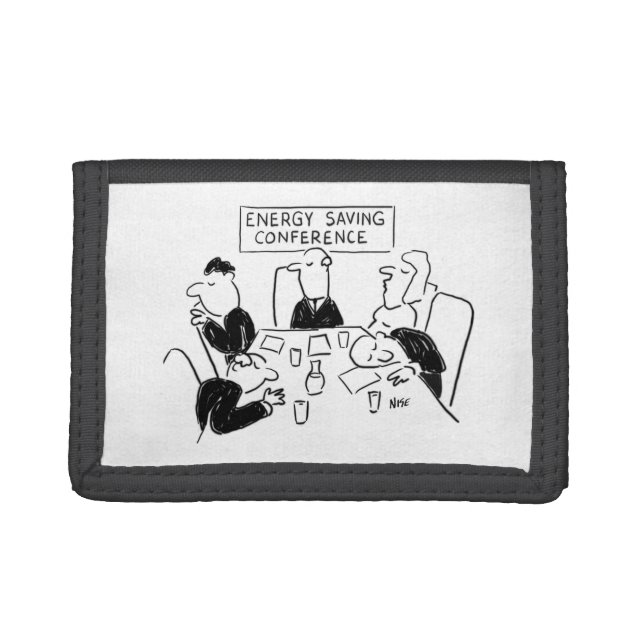 Green Issues - Energy Saving Conference Trifold Wallet (Front)