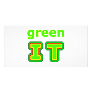 green IT The MUSEUM gibsphotoart Card