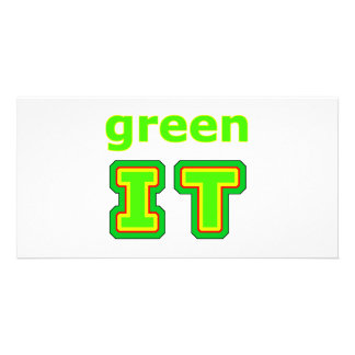 green IT The MUSEUM gibsphotoart Card