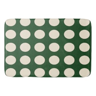 Green Ivory Color Polka Dot
