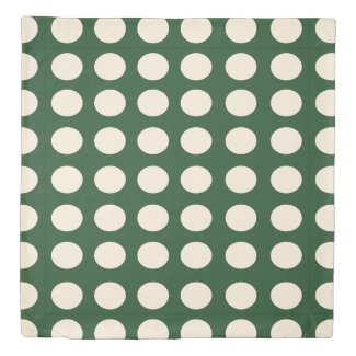 Green Ivory Color Polka Dot