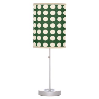 Green Ivory Color Polka Dot