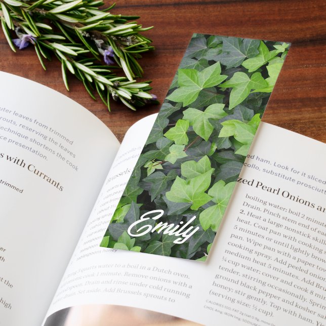 Green Ivy Botanical Print Bookmarks (Book)