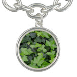 Green Ivy Botanical Print Bracelet