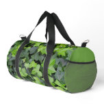 Green Ivy Botanical Print Duffle Bag