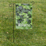 Green Ivy Botanical Print Garden Flag