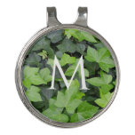 Green Ivy Botanical Print Golf Hat Clip