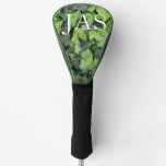 Green Ivy Botanical Print Golf Head Cover