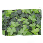 Green Ivy Botanical Print Golf Towel