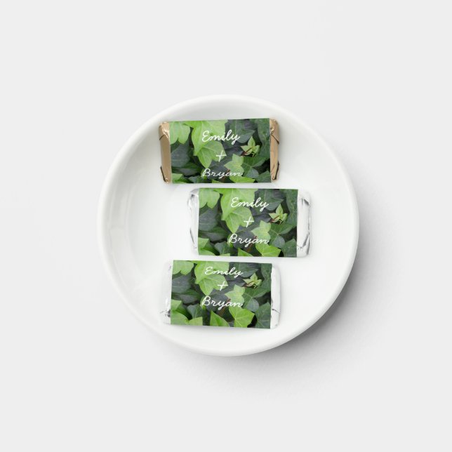 Green Ivy Botanical Print Hershey's Miniatures (Plate)