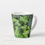 Green Ivy Botanical Print Latte Mug
