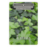 Green Ivy Botanical Print Mini Clipboard
