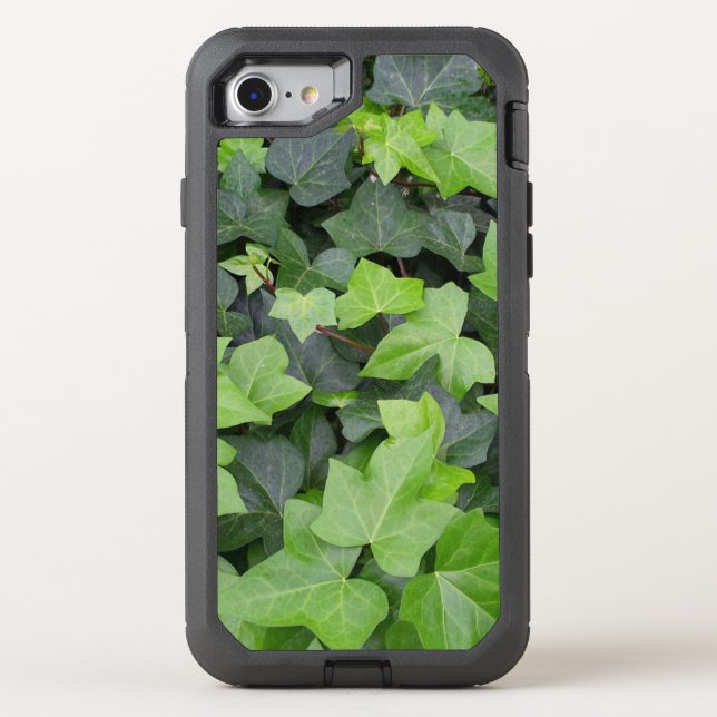 Green Ivy Botanical Print Otterbox iPhone Case (Back)