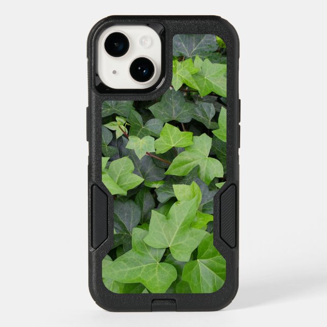 Green Ivy Botanical Print Otterbox iPhone Case (Back)